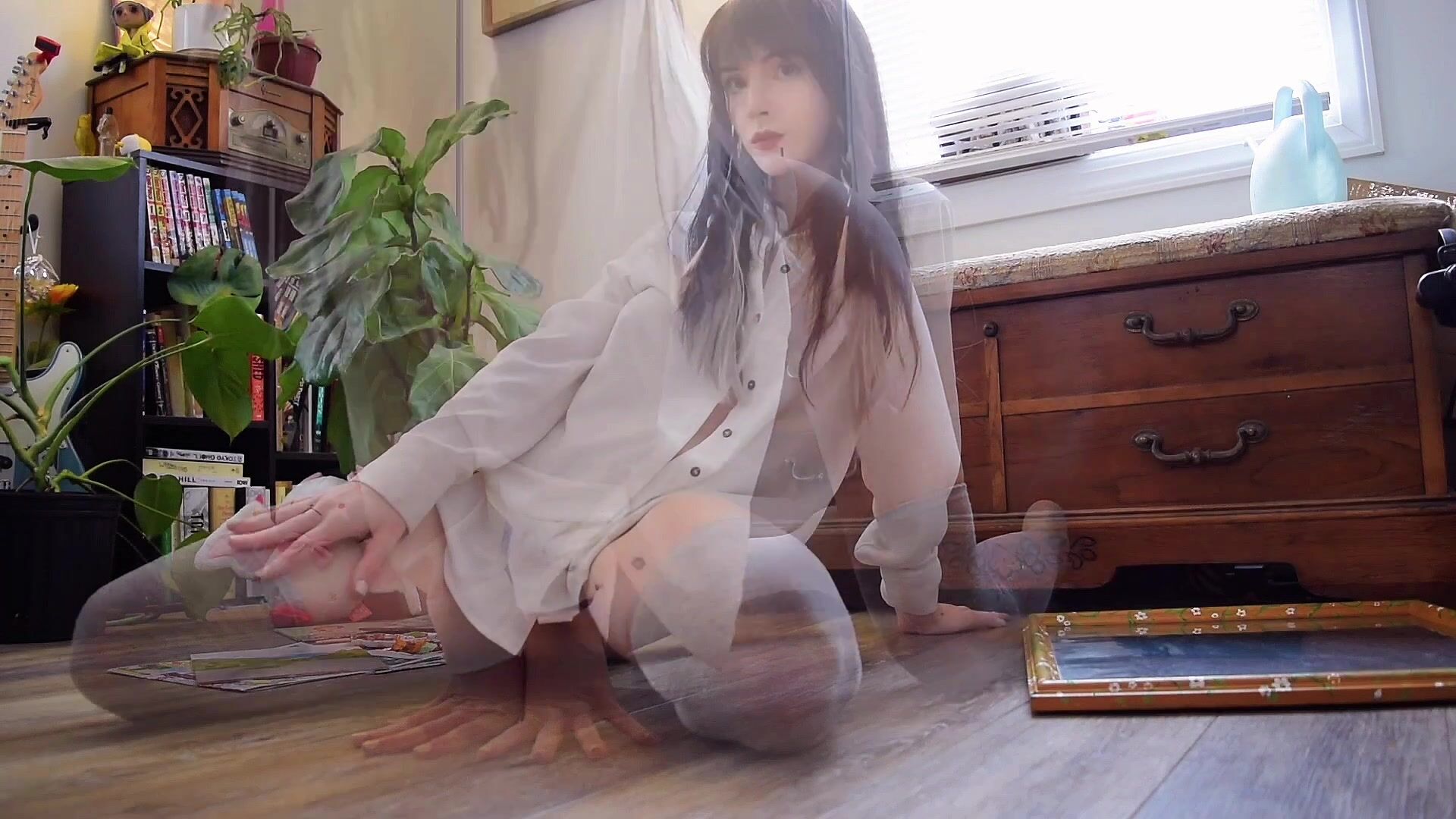 Frankie Roselli Sitting On Her Favorite Dildo | PimpBunny