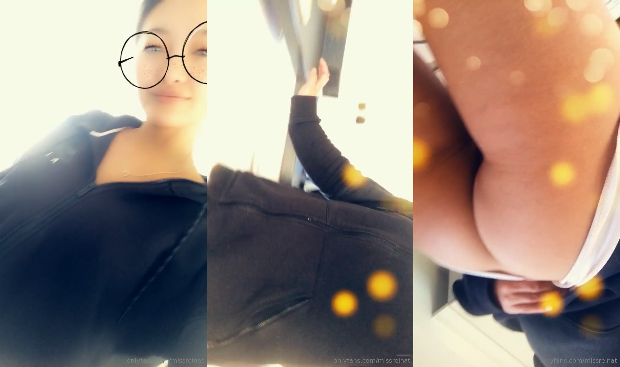 Missreinat Lets Her Innie Pussy Peek | PimpBunny